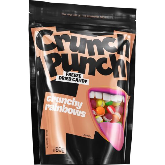 Crunch Punch Crunchy Rainbows mrazem sušené bonbóny 50 g