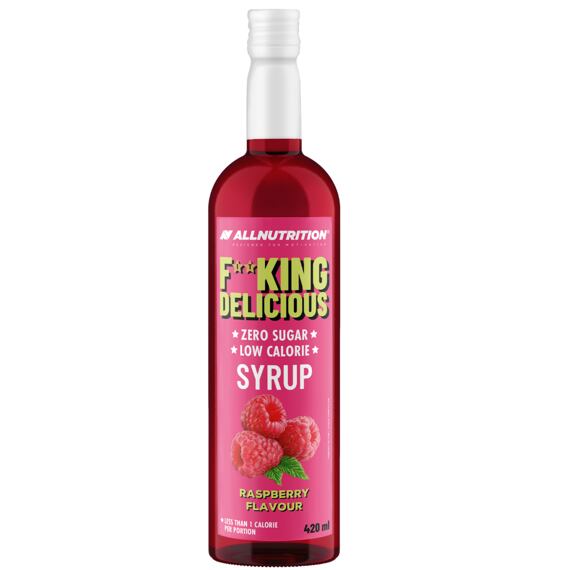 F**KING Delicious Zero sirup bez cukru se sladidly s příchutí maliny 420 ml