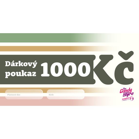 Dárkový Poukaz 1000 Kč - online