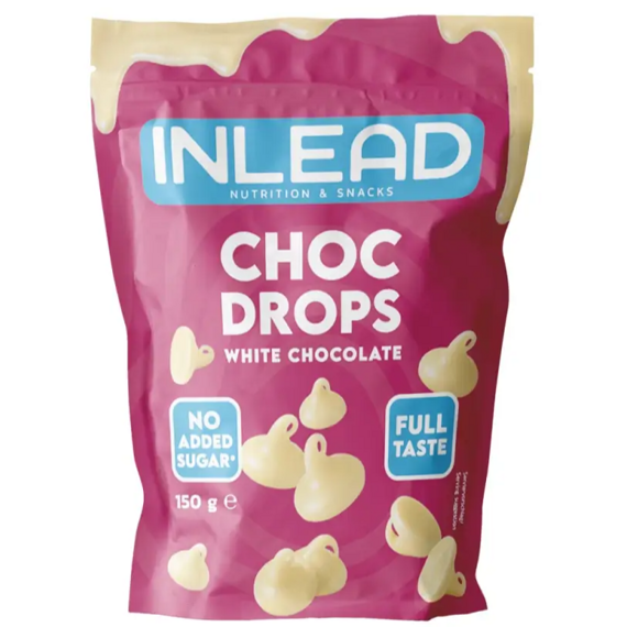 Inlead dropsy z bílé čokolády bez přidaného cukru 150 g