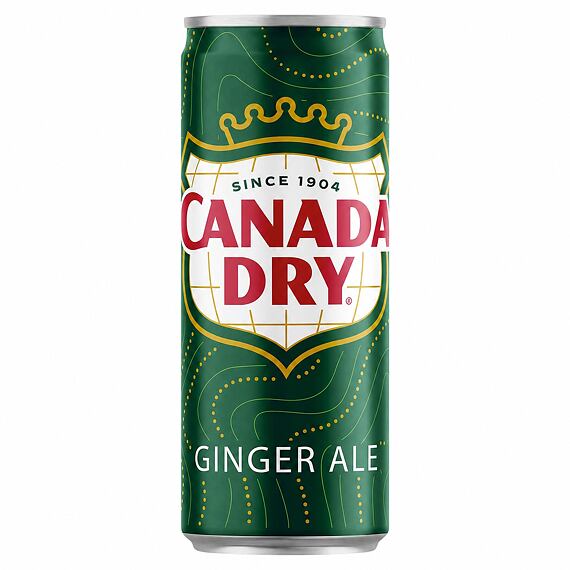 Canada Dry CZ Ginger Ale limonáda s příchutí zázvoru 330 ml