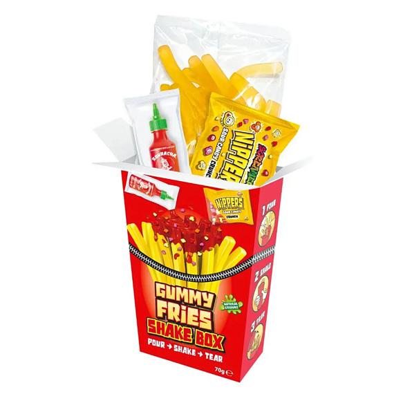 Zed Candy želé bonbony ve tvar hranolek s omáčkou 70 g