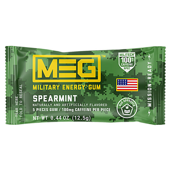 Military energetické žvýkačky Spearmint 12,5 g