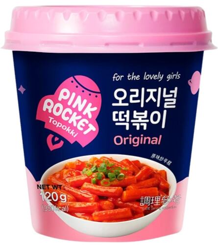Pink Rocket KOR instantní těstoviny Topokki 120 g