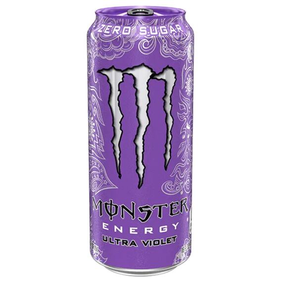 Monster USA Ultra Violet energetický nápoj s příchutí hroznového vína se sladidly 473 ml
