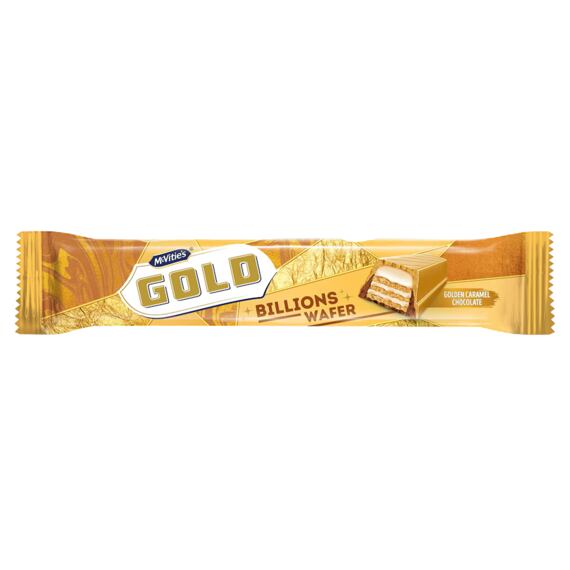 McVitie's Gold Sušenka s krémovou náplní a polevou s příchutí karamelu 39,5 g