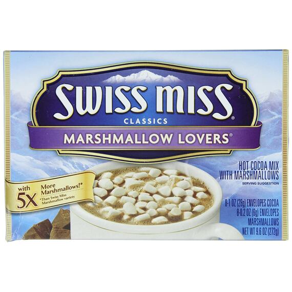 Swiss Miss USA Lovers instantní horká čokoláda s větším množstvím marshmallow 272 g