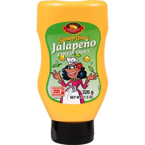 Old Fashioned Squeeze Cheese USA americká sýrová omáčka s příchutí Jalapeňo 326 g