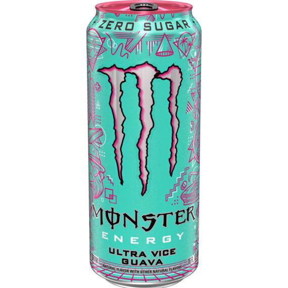 Monster USA Ultra Vice Guava energetický nápoj s příchutí guavy bez cukru 473 ml