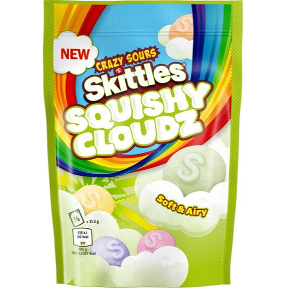 Skittles sour chewy candies with fruit flavors 94 g