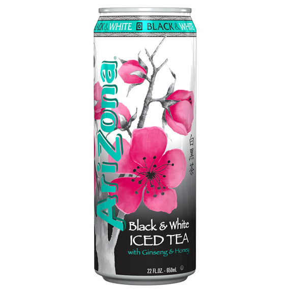 Arizona ledový černý a bílý čaj 650 ml