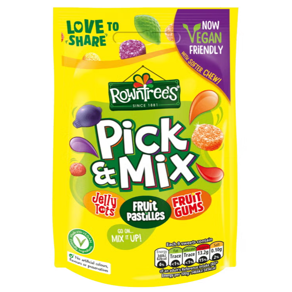 Rowntree's selection of fruit candies 150 g