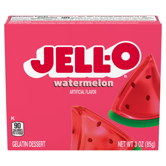 Jell-O instantní želatina s melounovou příchutí 85 g