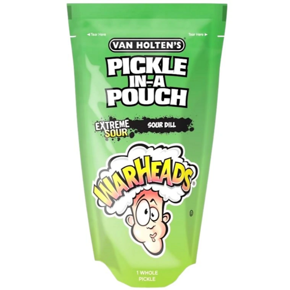 Van Holten's Warheads velká kyselá okurka v extrémně kyselém nálevu 242 g
