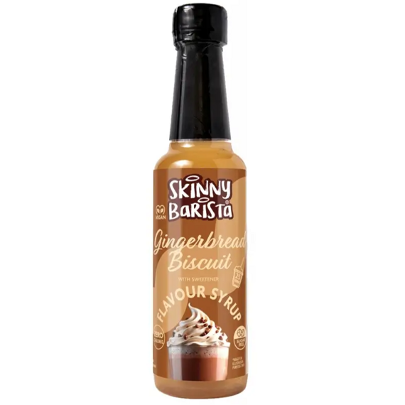 Skinny Foods nízkokalorický perníkový sirup do kávy bez cukru 250 ml
