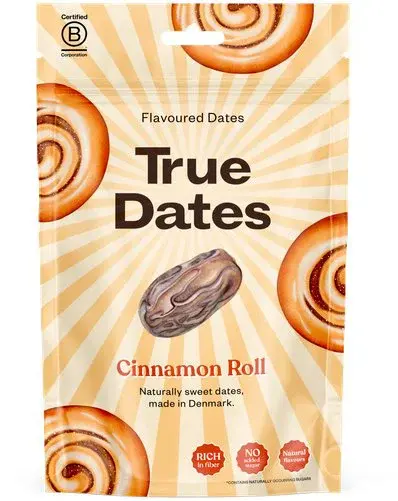 True Dates datle s příchutí skořicového šneka 100 g