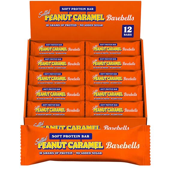 Barebells proteinová tyčinka s příchutí Salty Peanut Caramel 55 g Celé balení 12 ks