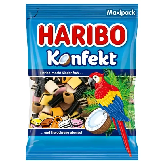 Haribo DE Konfekt lékořicové bonbóny 500 g