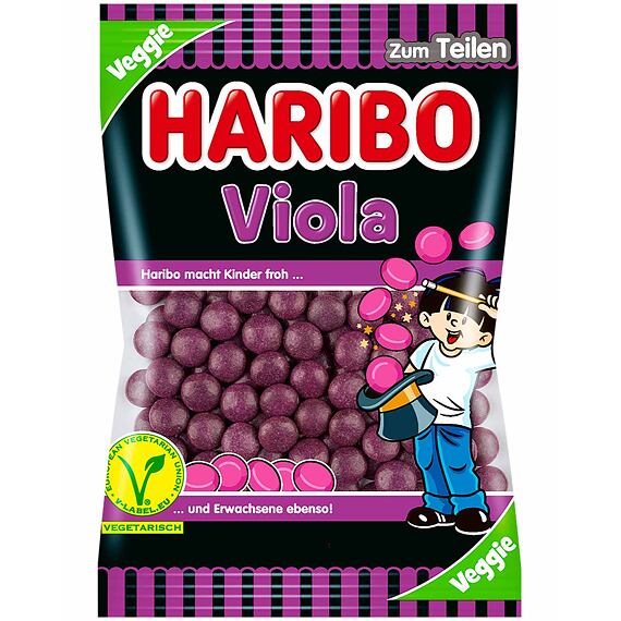 Haribo DE Viola dražé s příchutí fialek 125 g