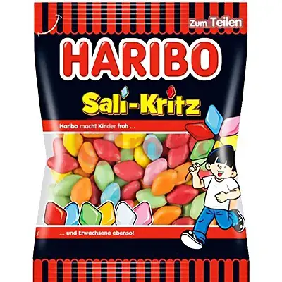 Haribo DE Sali Kritz Licorice Candy 160 g
