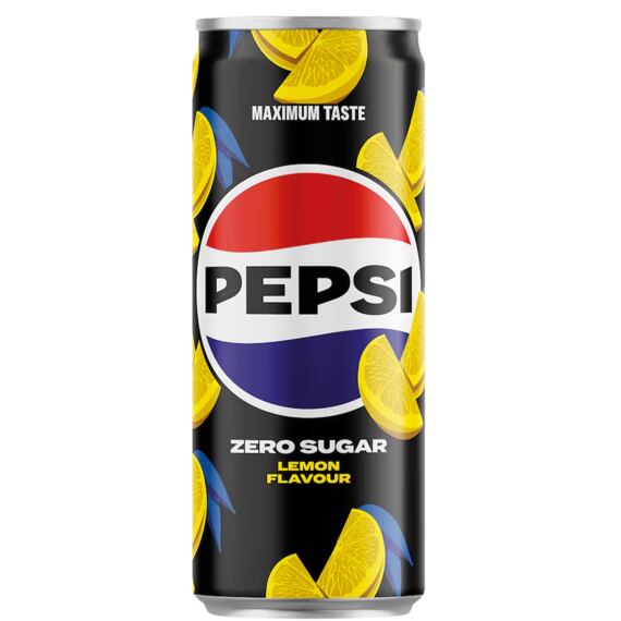 Pepsi CZ Zero Lemon, Sugar-Free, Lemon-Flavored, 330 ml