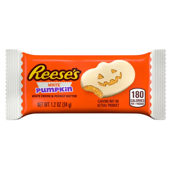 Reese's čokoládová dýně s arašídovým máslem v polevě z bílé čokolády 34 g