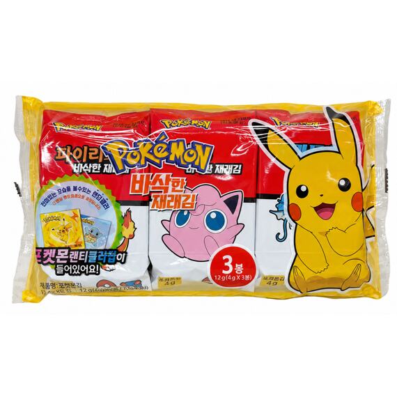 Sung Gyung KOR Pokémon 30th pražené mořské řasy se sběratelskou kartičkou 12 g