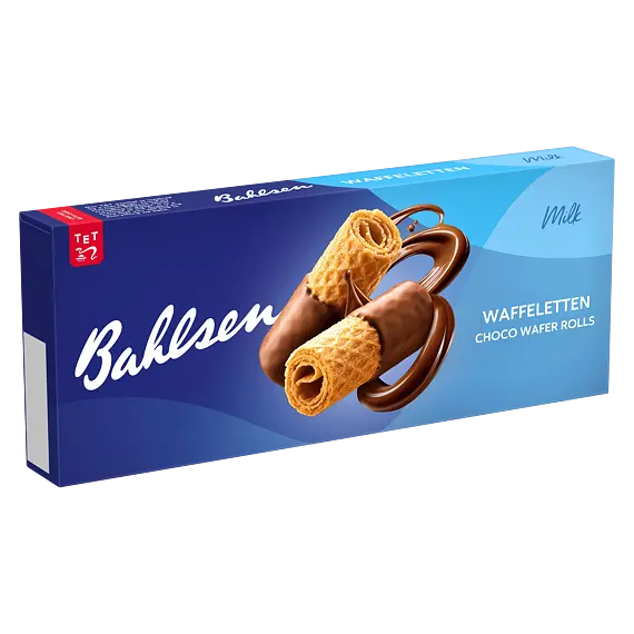 Bahlsen EU Waffeletten ruličky s mléčnou čokoládou 100 g