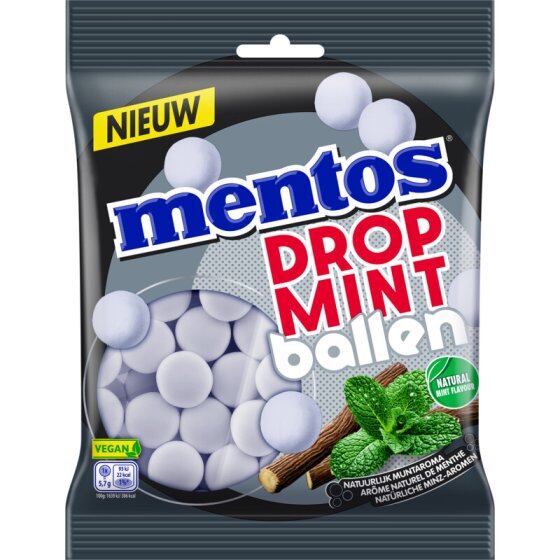 Mentos bonbony s příchutí lékořice a máty 220 g