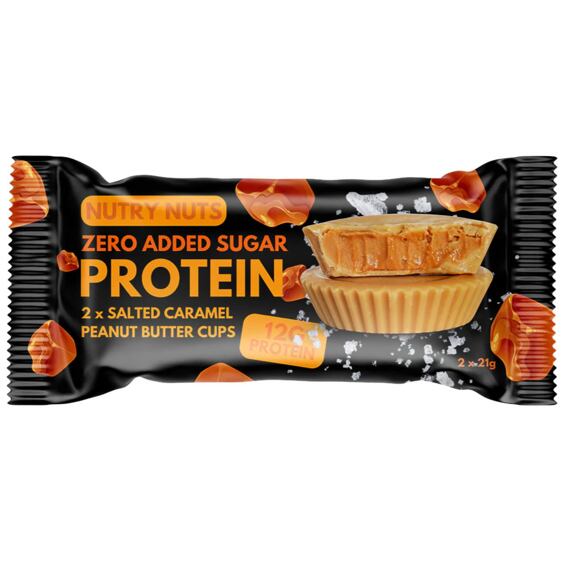 Nutry Nuts protein košíček slaný karamel s arašídovým máslem 42 g