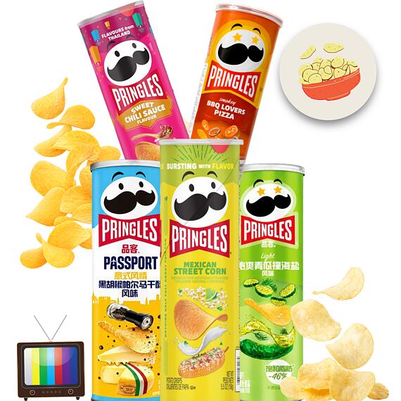 Pringles everywhere you look