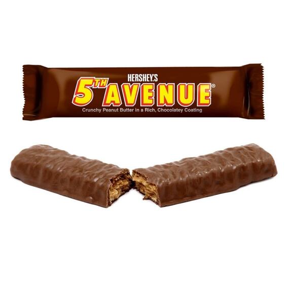 Hershey's USA 5th Avenue čokoládová tyčinka s arašídy 56 g