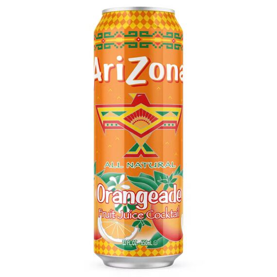 Arizona ovocný koktejl s příchutí pomeranče 650 ml