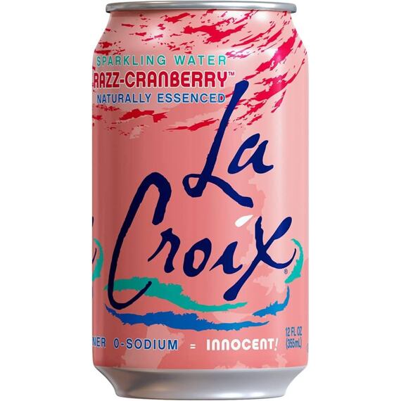 La Croix sycený nápoj s příchutí brusinek 355 ml Celé balení 12 ks