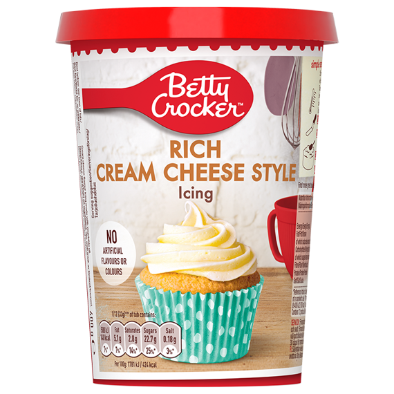 Betty Crocker poleva s příchutí krémového sýru 400 g