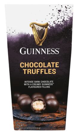 Guinness pralinky z hořké čokolády s náplní s příchutí piva Guinness 135 g