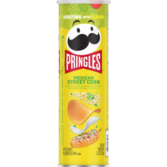 Pringles USA bramborové chipsy s příchutí kořeněné mexické kukuřice 158 g