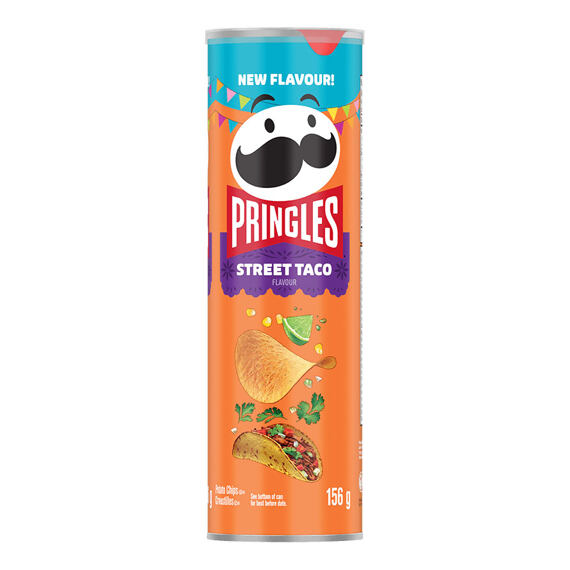 Pringles Canada bramborové chipsy s příchutí tacos 156 g