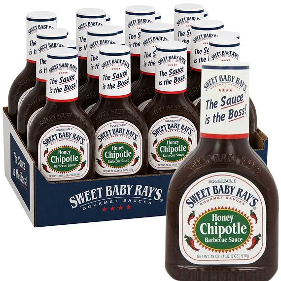 Sweet Baby Ray's Honey Chipotle 510 g Celé balení 12 ks