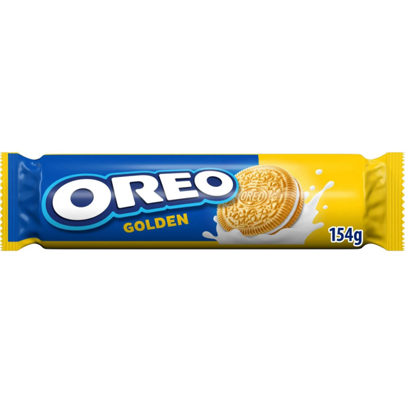 Oreo EU Golden sušenky s náplní s příchutí vanilky 154 g