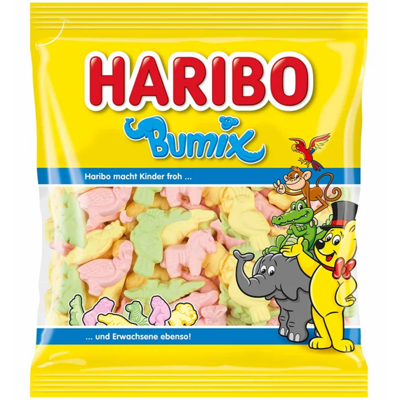 Haribo DE Bumix pěnové bonbóny ve tvaru zvířátek 175 g