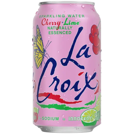 La Croix US Sparkling Water with Cherry and Lime Flavor, 355 ml