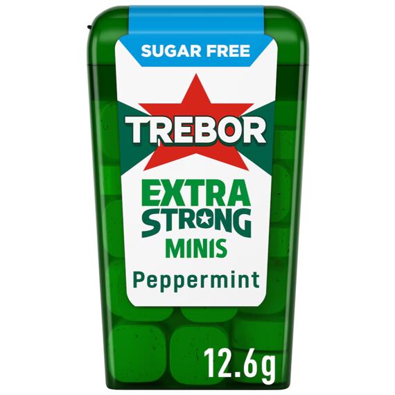 Trebor Extra Strong mentolky bez cukru 12,6 g