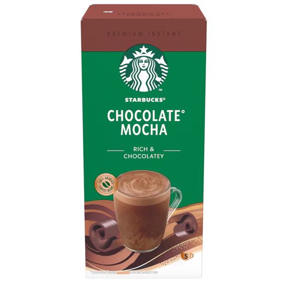 Starbucks instantní mocha káva s příchutí čokolády 5 x 22 g