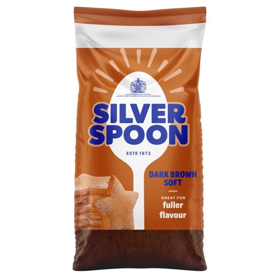 Silver Spoon UK Dark tmavý třtinový jemný hnědý cukr 500 g