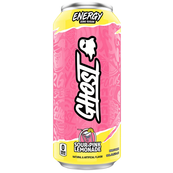 Ghost UK Energy Zero nápoj s příchutí Pink Lemonade 500 ml
