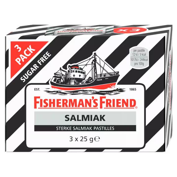 Fisherman's Friend pastilky s příchutí lékořice a salmiaku 3 x 25 g