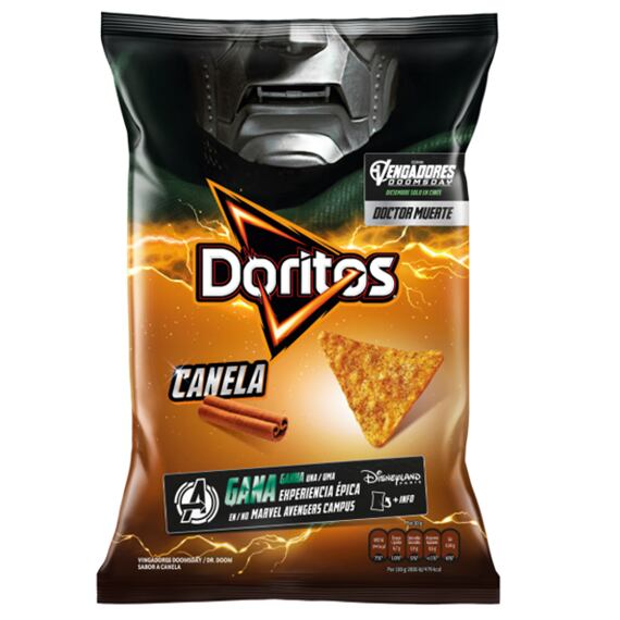 Doritos ES Avengers Cinnamon kukuřičné chipsy s příchutí skořice 140 g