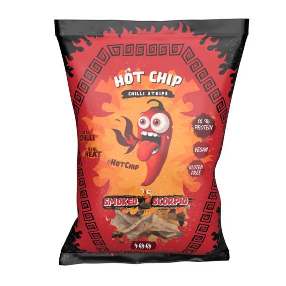 Hot Chip stripsy s příchutí uzené papričky Scorpio 80 g