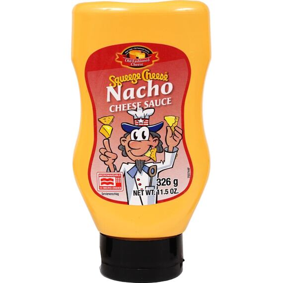 Old Fashioned Squeeze Cheese USA americká sýrová omáčka s příchutí nacho 326 g